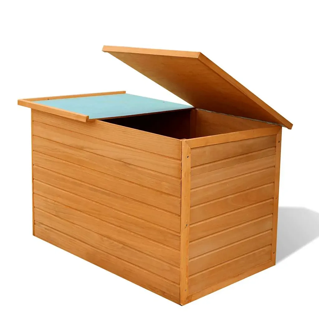 Garden Storage Box 126x72x72 cm Wood Price