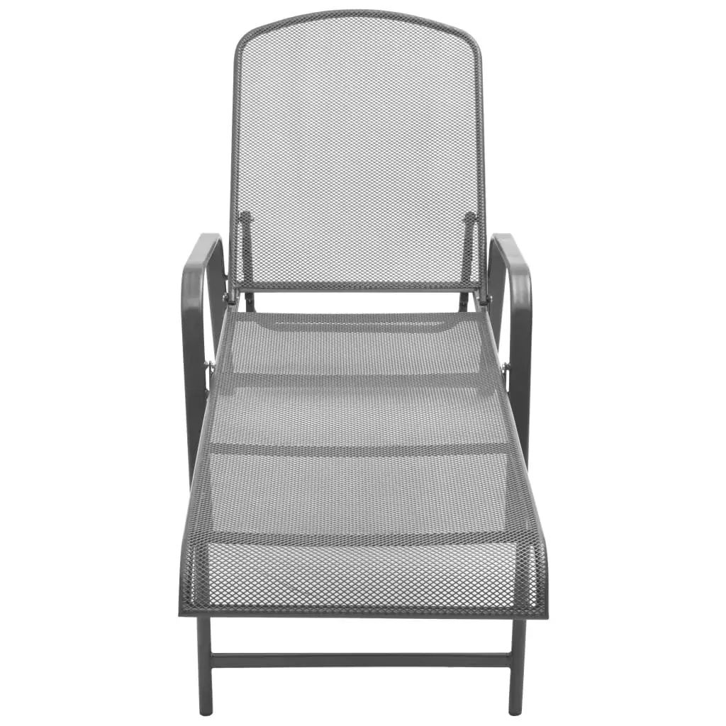 Sun Lounger Steel Anthracite Price