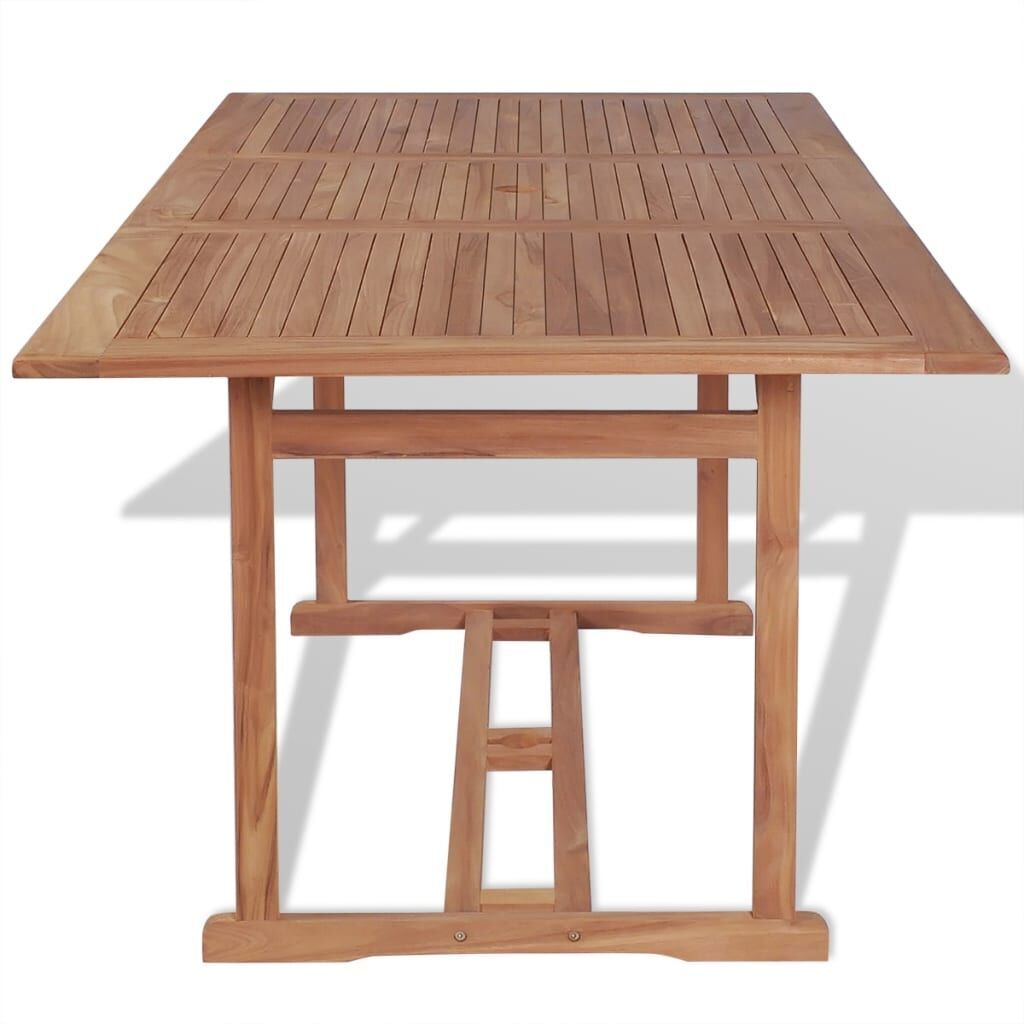7 Piece Outdoor Dining Set Solid Teak Wood Price