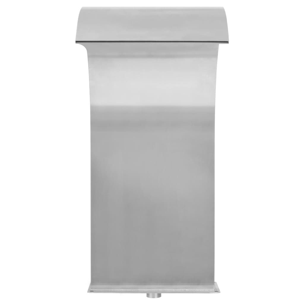 Pool Fountain Stainless Steel 45x30x65 cm Silver Price