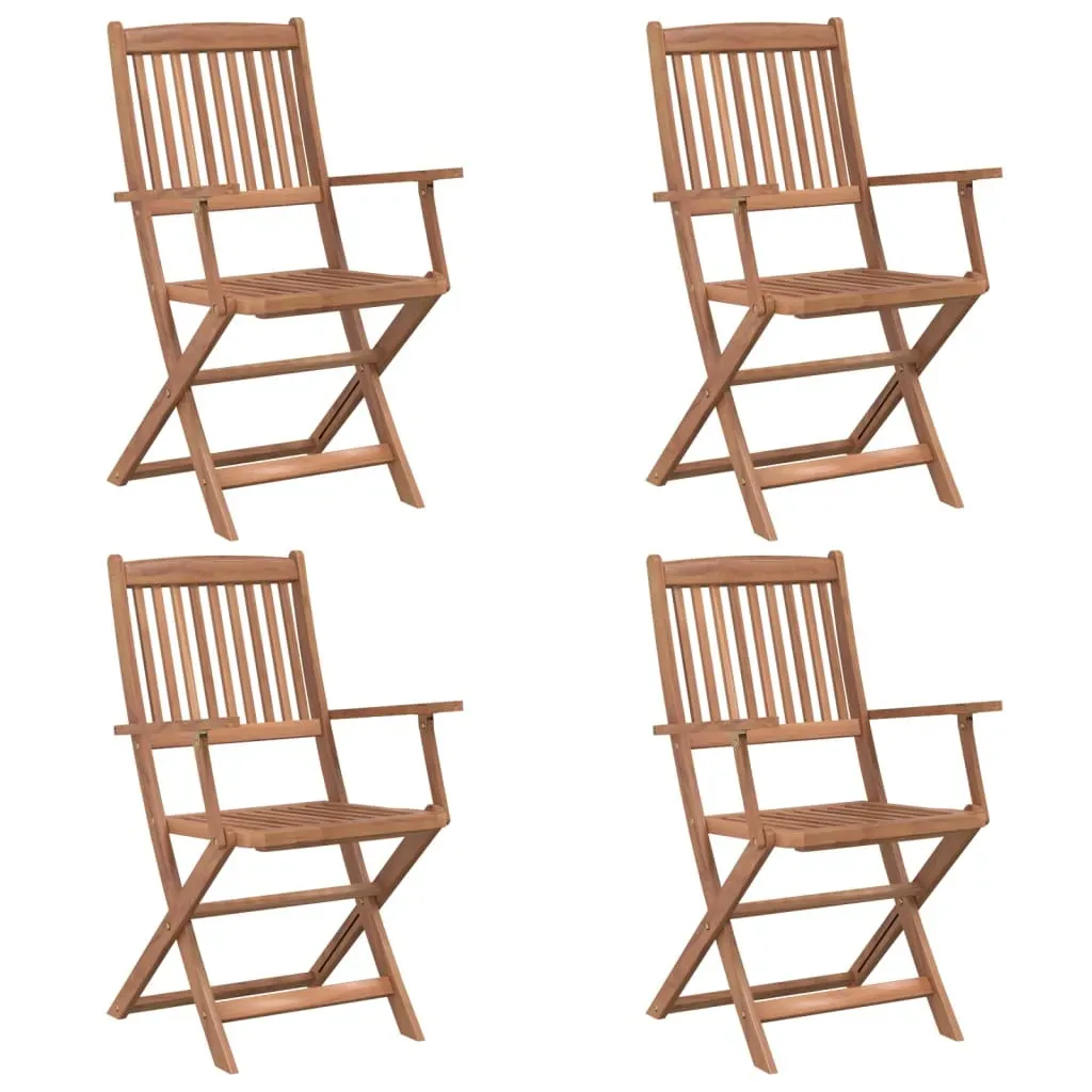5 Piece Folding Outdoor Dining Set Solid Acacia Wood Price