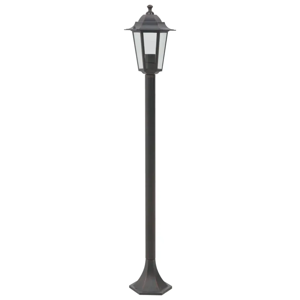 Garden Post Lights 6 pcs E27 110 cm Aluminium Bronze Price