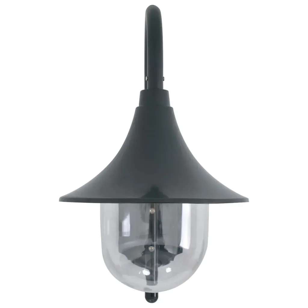 Garden Wall Lamp E27 42 cm Aluminium Dark Green Price