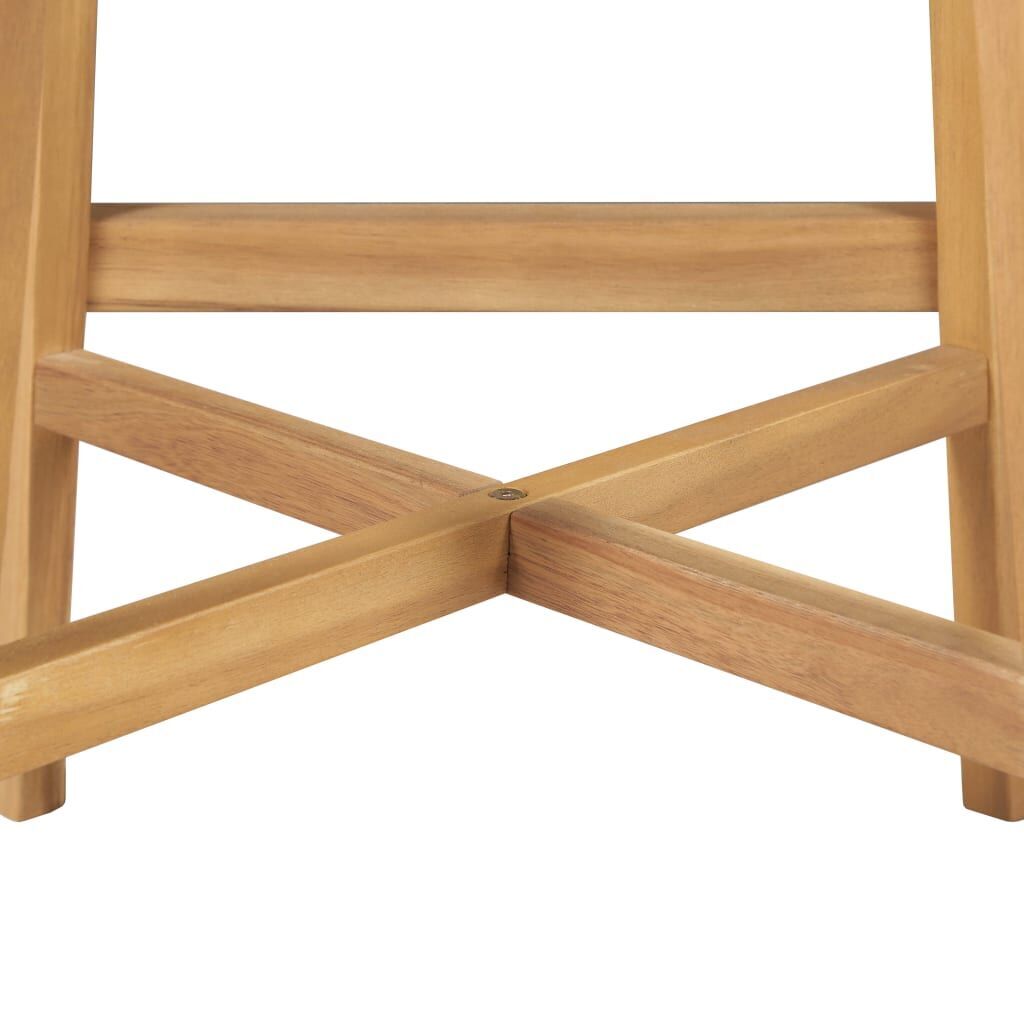 Bar Chairs 2 pcs Solid Acacia Wood Price