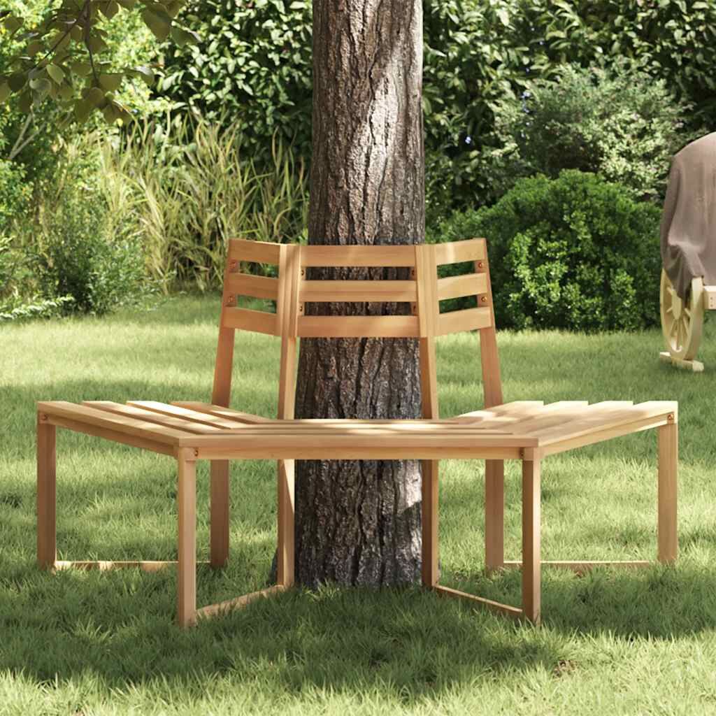 Tree Bench Half-hexagonal 160 cm Solid Acacia Wood Price