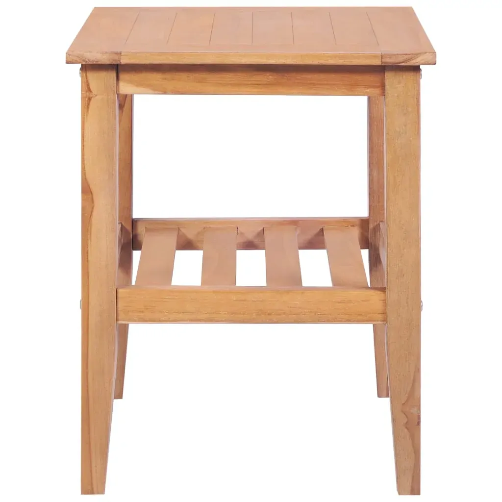 Coffee Table 40x40x50 cm Square Solid Teak Price