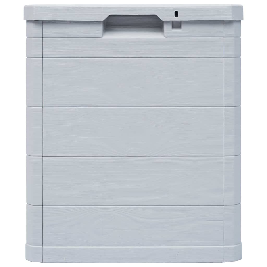 Garden Storage Box 90 L Light Grey Price