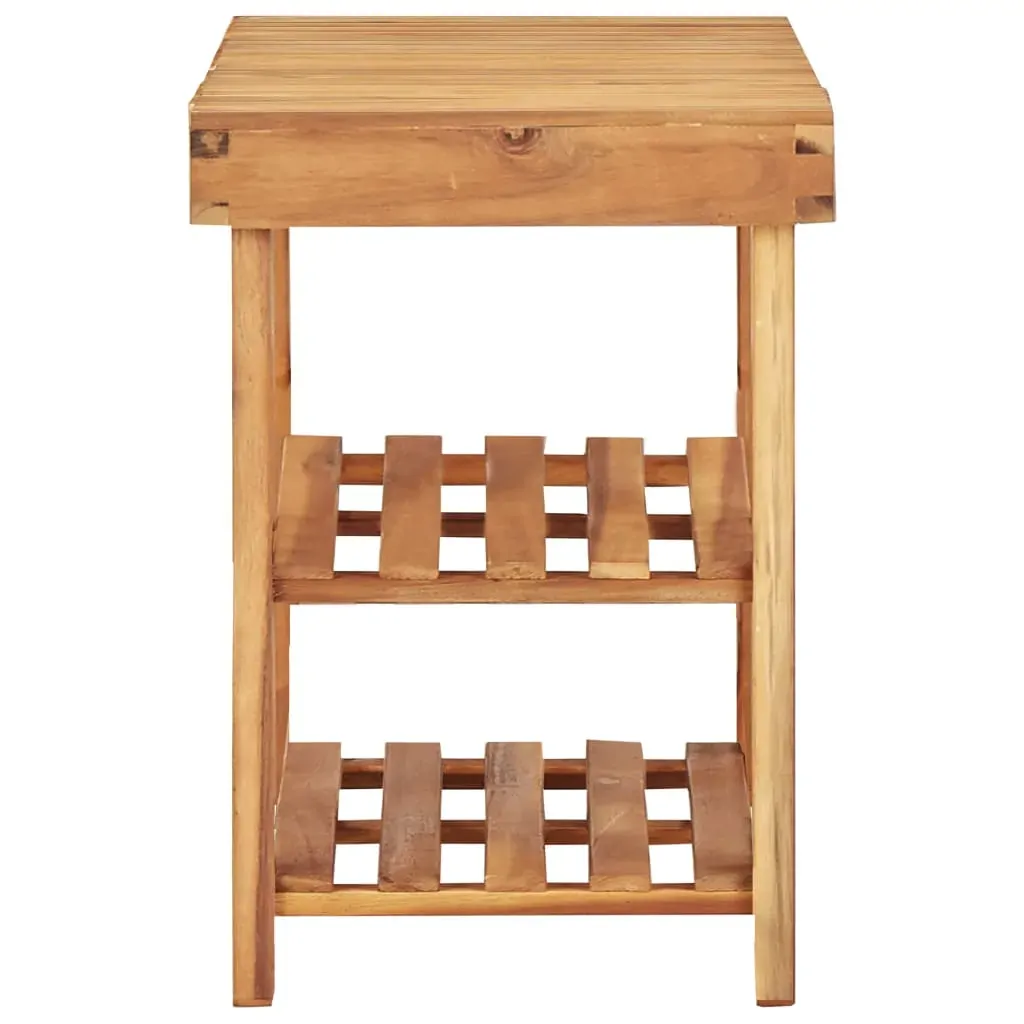 Shoe Rack 90x32x46 cm Solid Acacia Wood Price