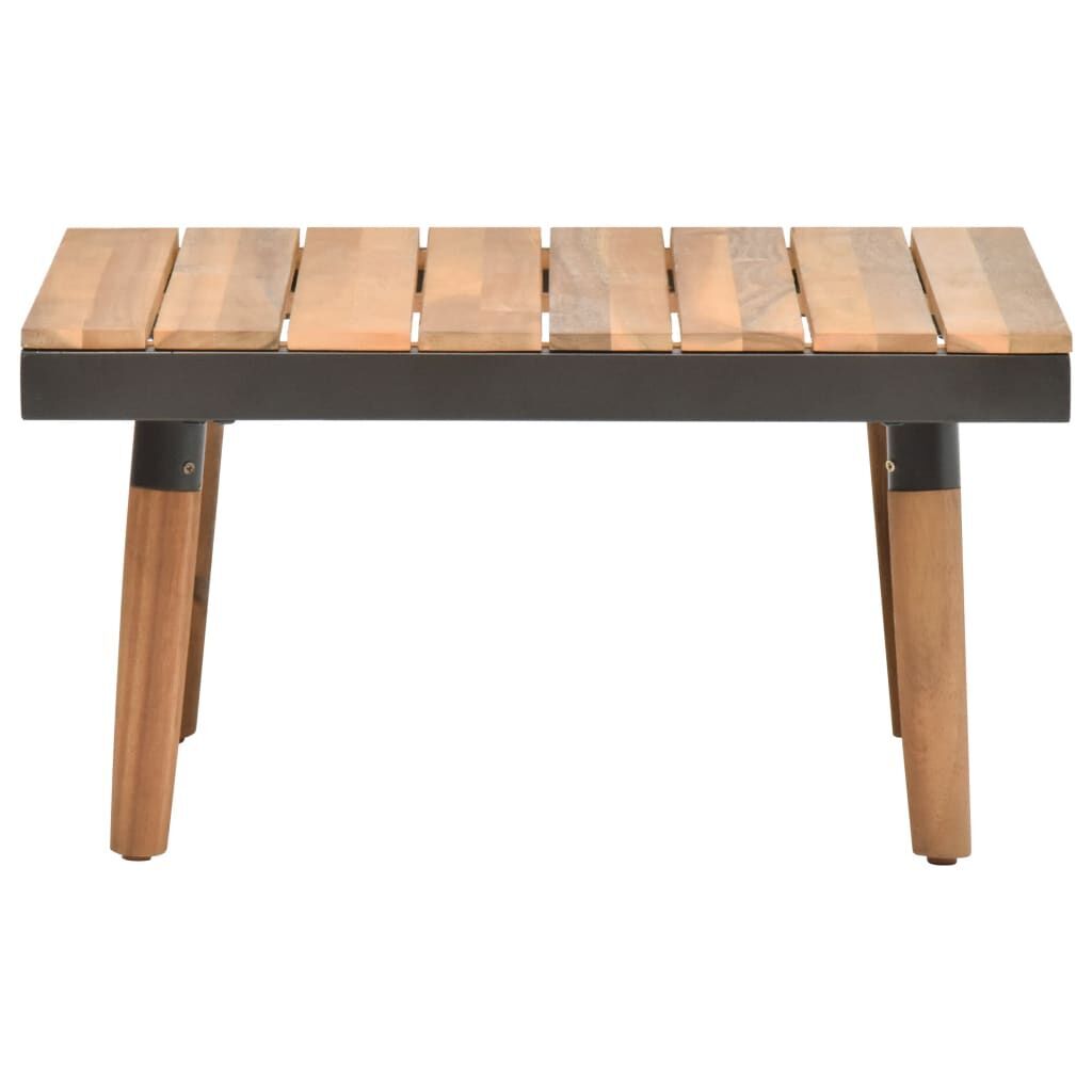4 Piece Garden Lounge Set with Cushions Solid Acacia Wood Price