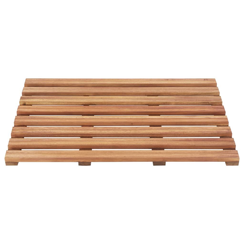 Bath Mats 2 pcs Solid Acacia Wood 56x37 cm Price