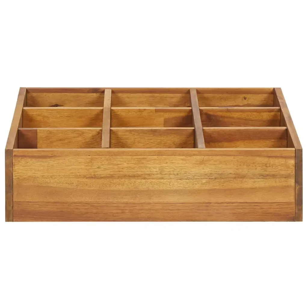 Herb Garden Raised Bed Solid Acacia Wood 60x60x15 cm Price