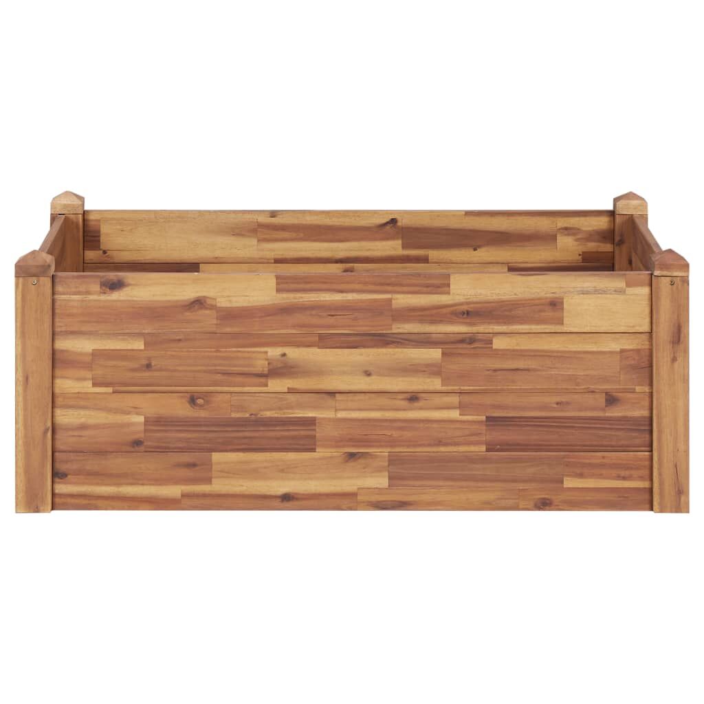 Garden Raised Bed 110x60x44 cm Solid Acacia Wood Price
