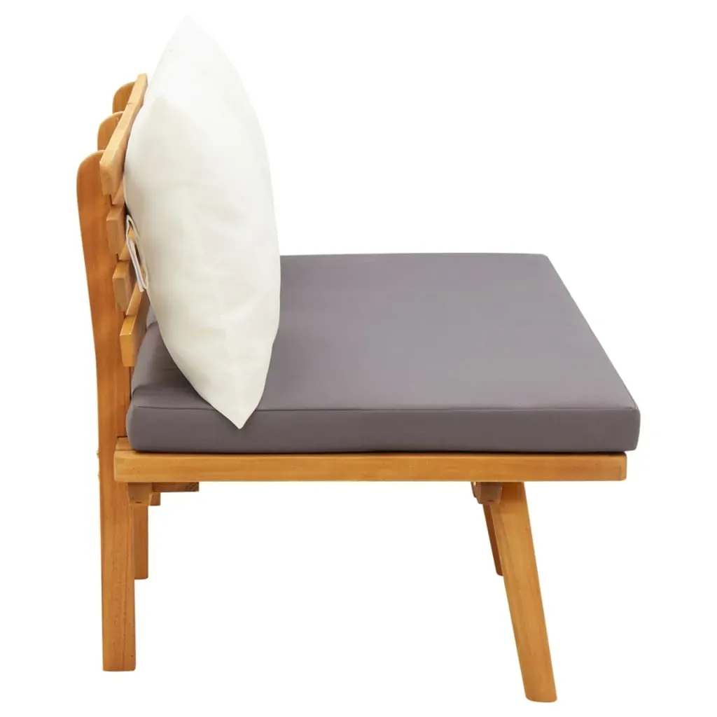 Garden Bench with Cushions 115 cm Solid Acacia Wood Price