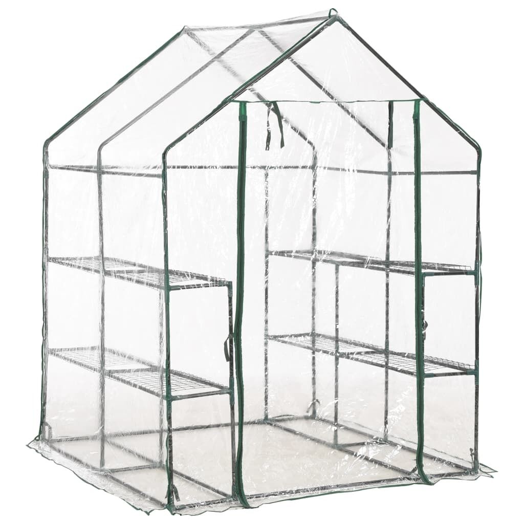 Greenhouse with 8 Shelves 143x143x195 cm Price