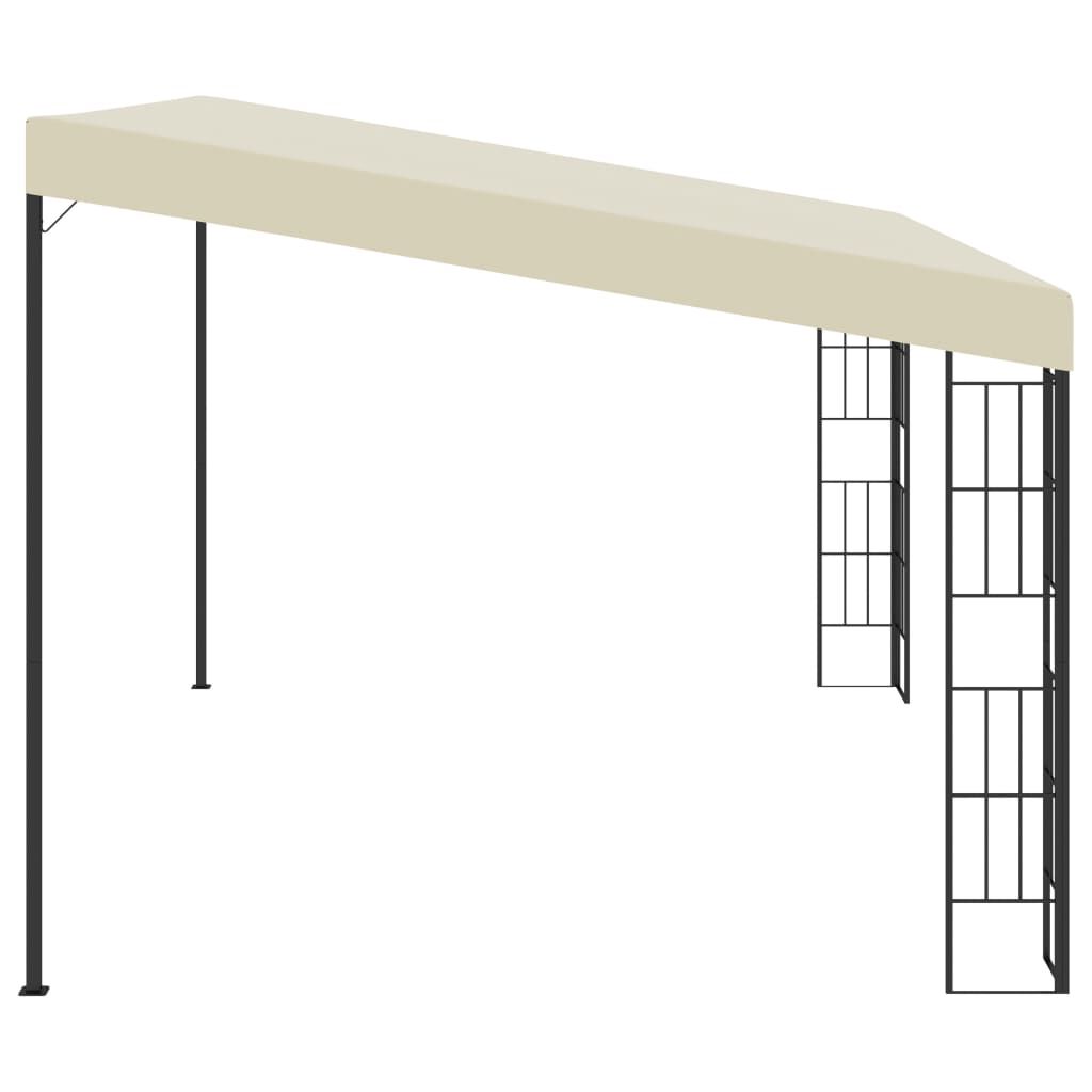Wall-mounted Gazebo 3x4 m Cream Fabric Price