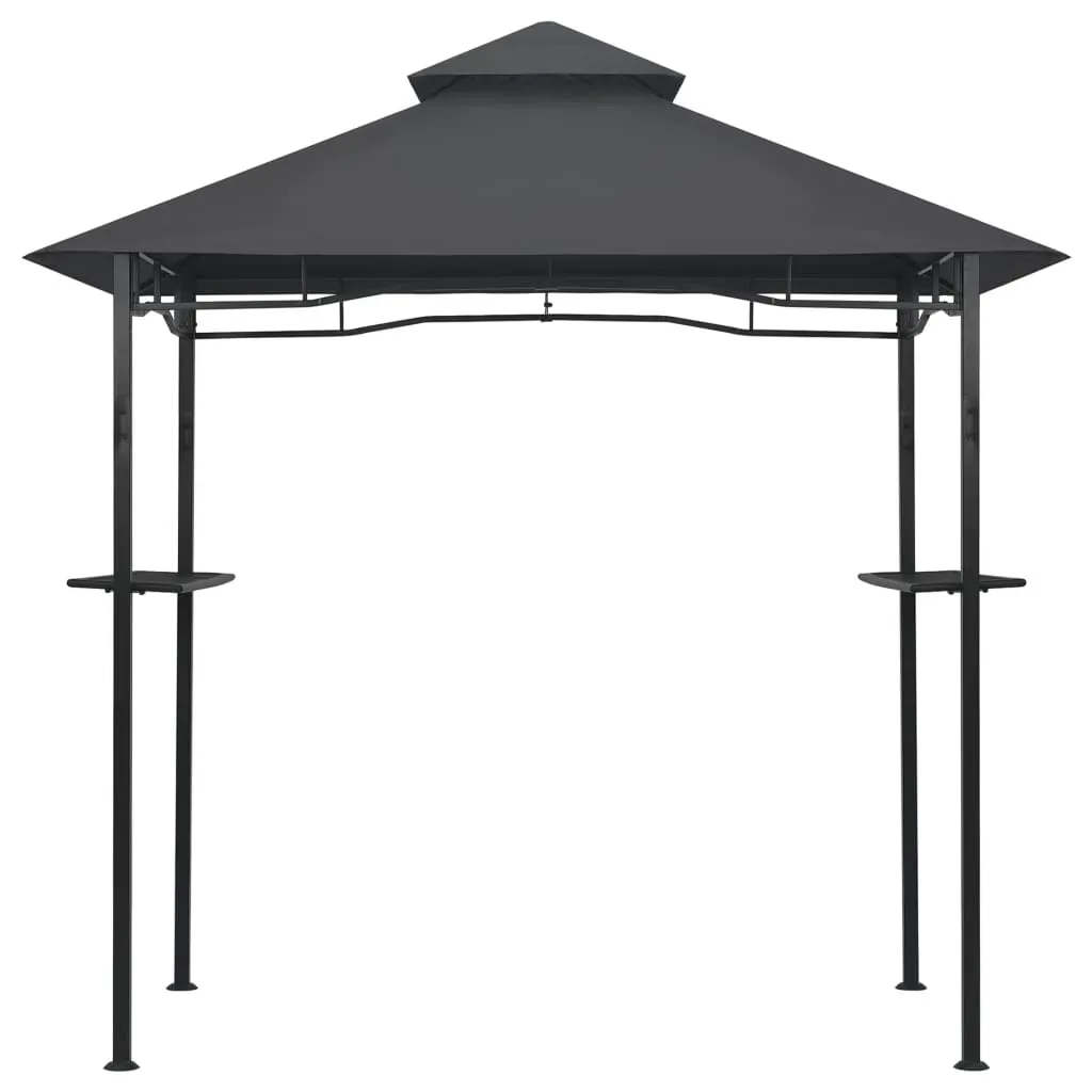 BBQ Gazebo 240x150x255 cm Anthracite Steel Price