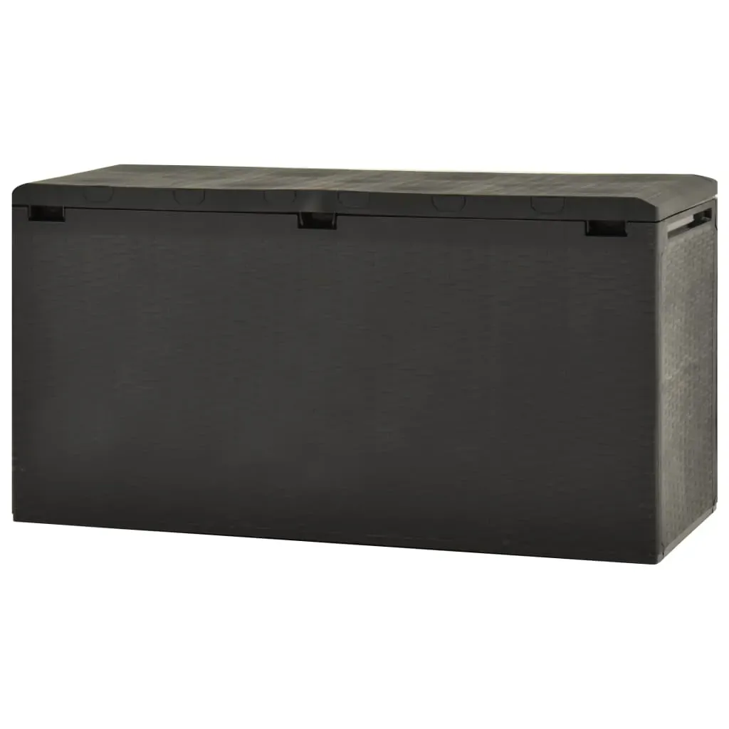 Garden Storage Box Anthracite 114x47x60 cm Price