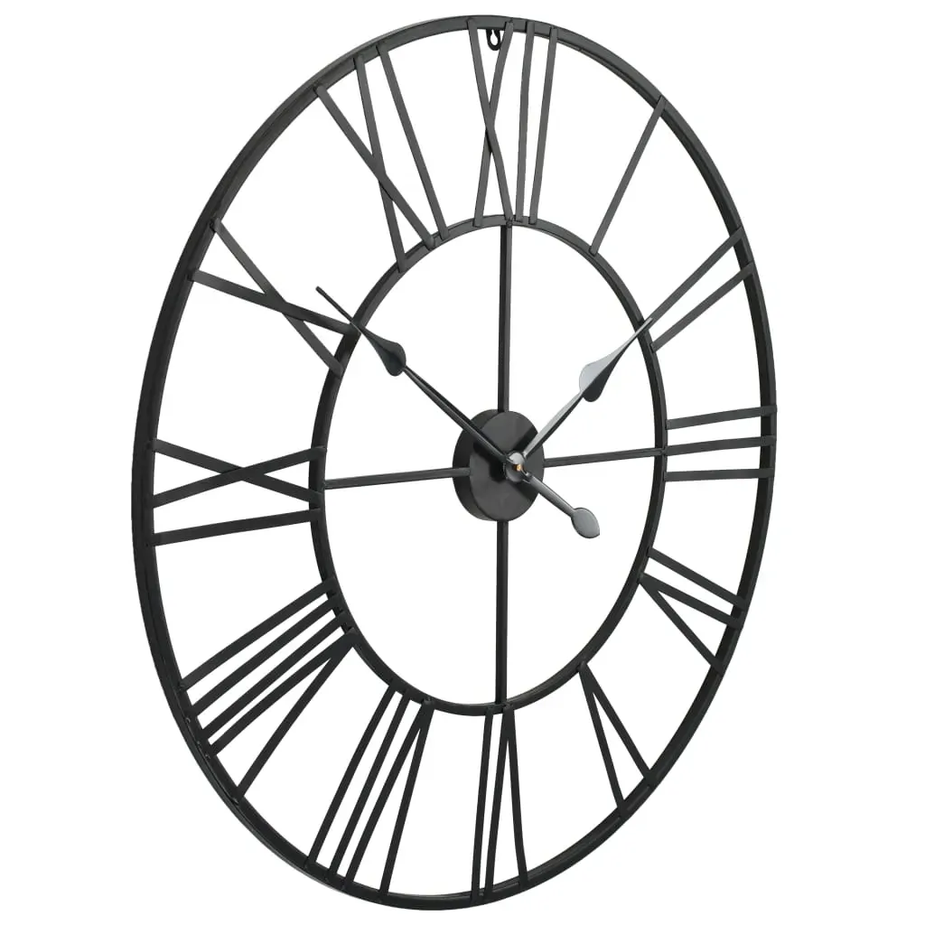 Vintage Wall Clock with Quartz Movement Metal 80 cm XXL Price