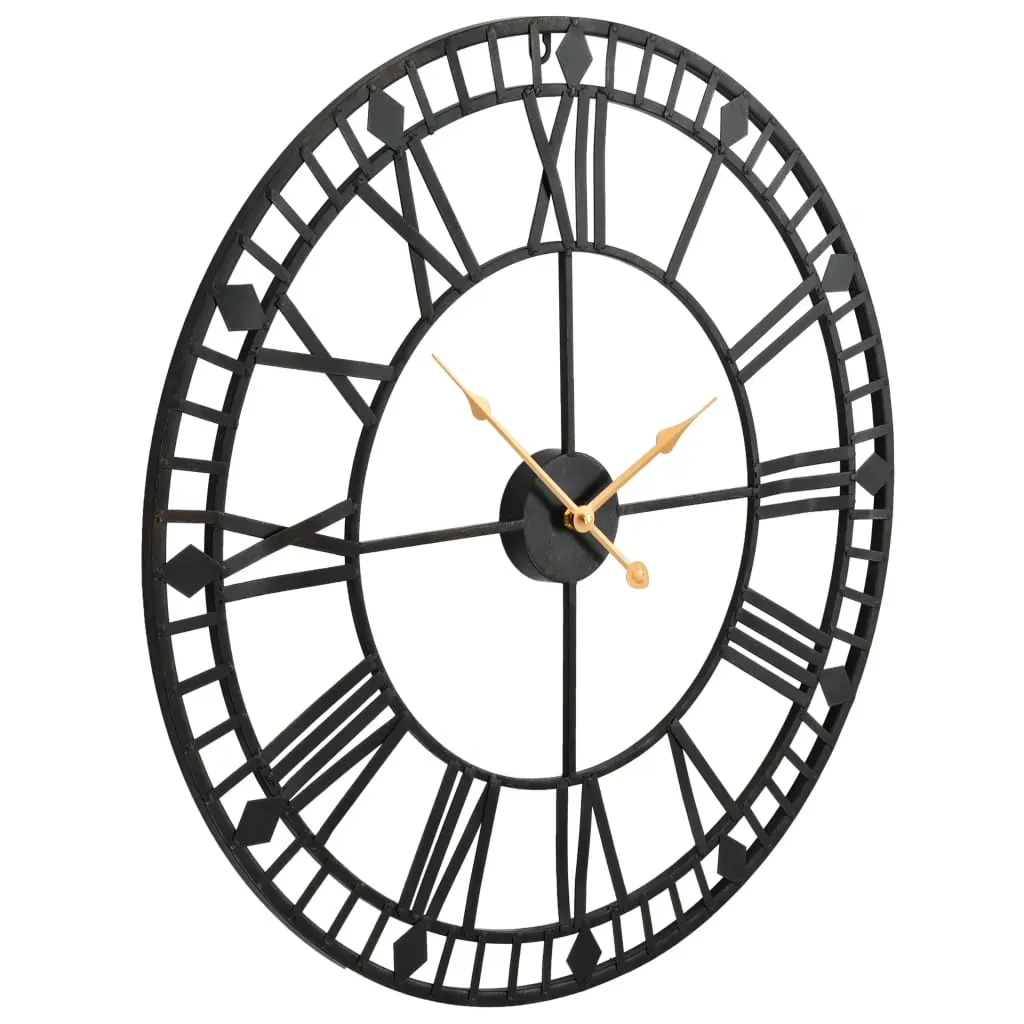Vintage Wall Clock with Quartz Movement Metal 60 cm XXL Price