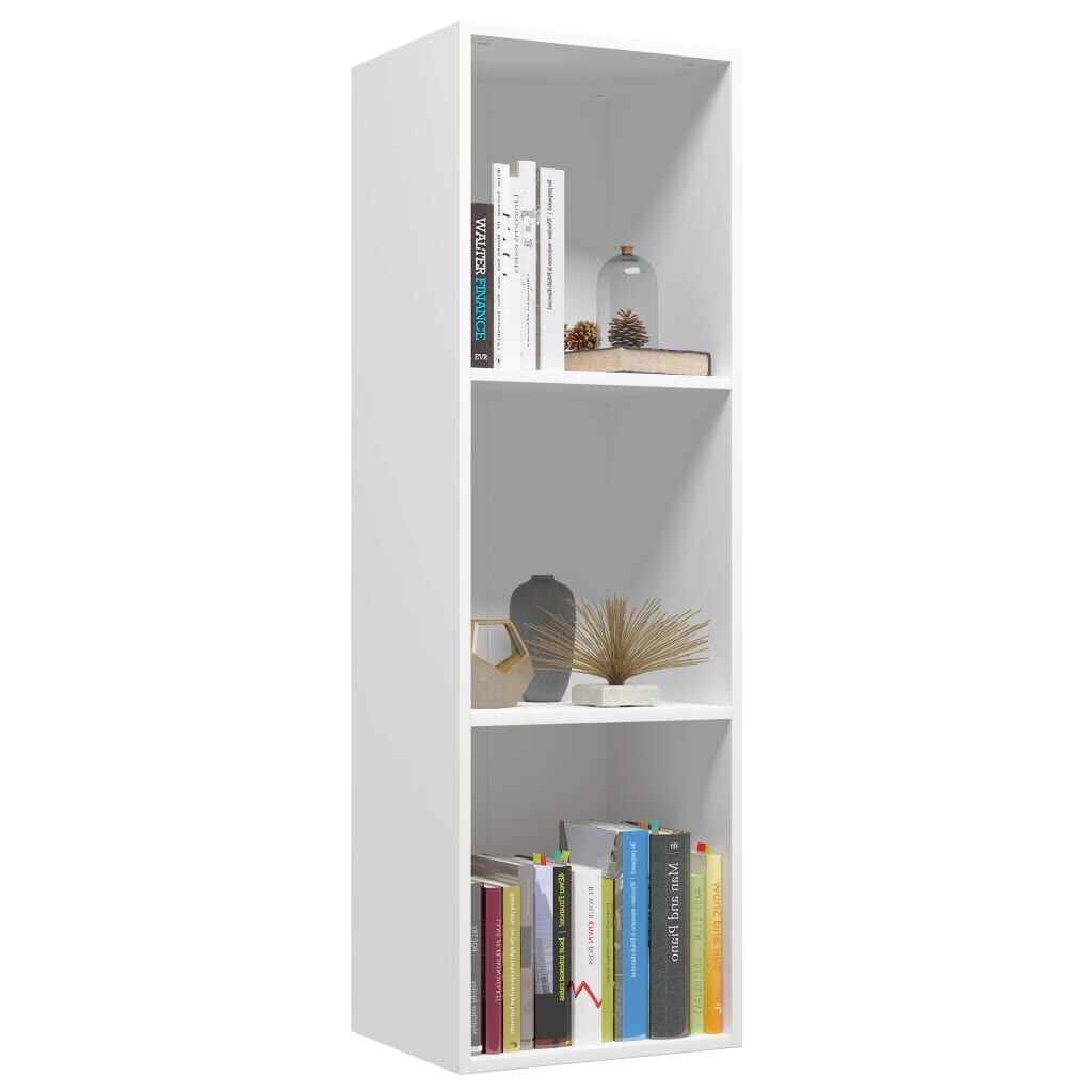 Book Cabinet/TV Cabinet White 36x30x114 cm Engineered Wood Price