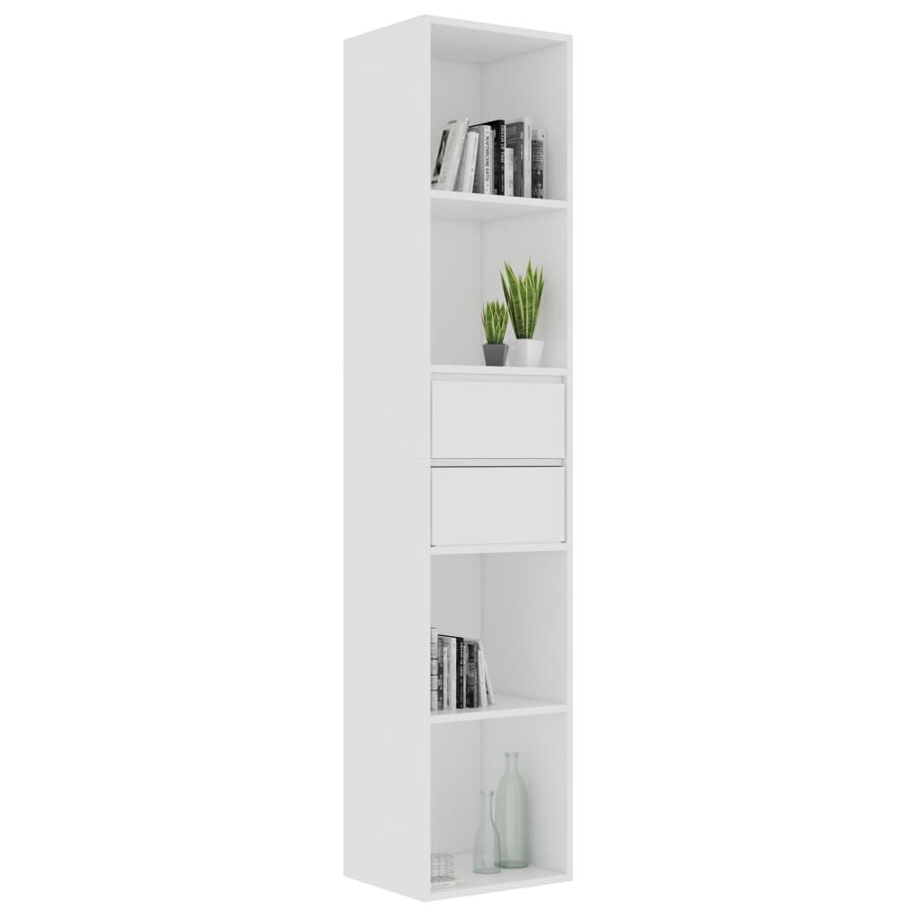 Book Cabinet White 36x30x171 cm Engineered Wood Price