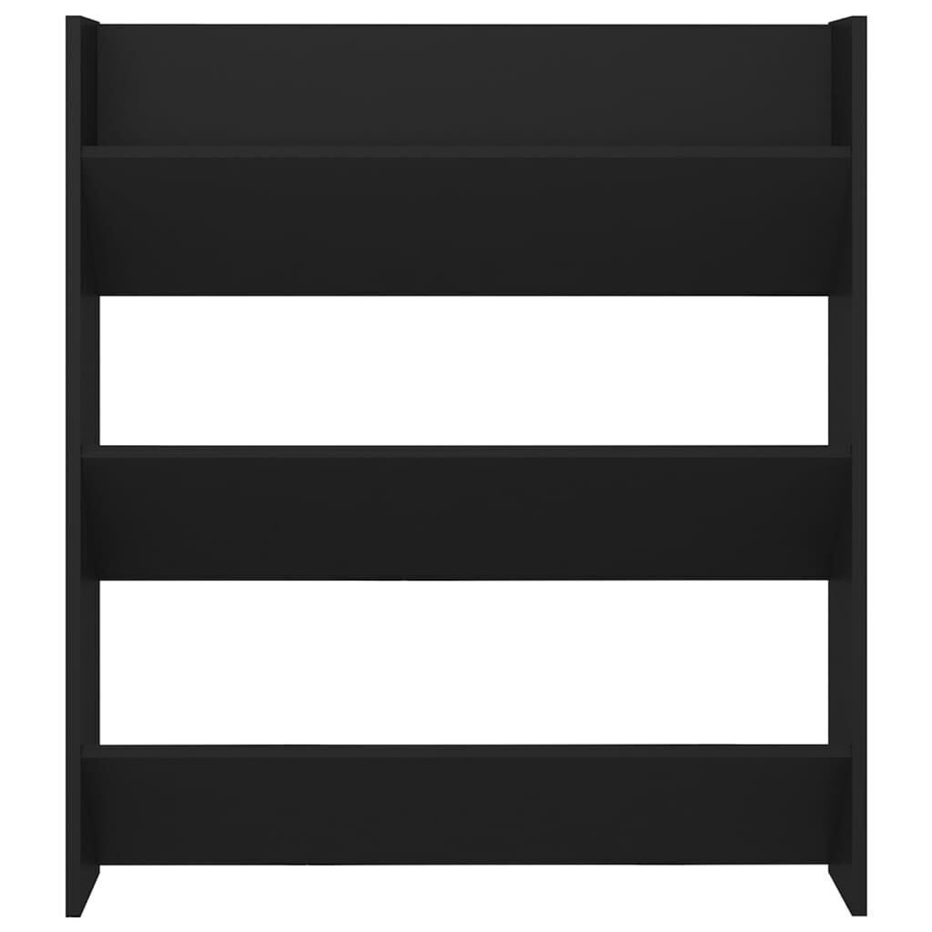 Wall Shoe Cabinet Black 80x18x90 cm Engineered Wood Price