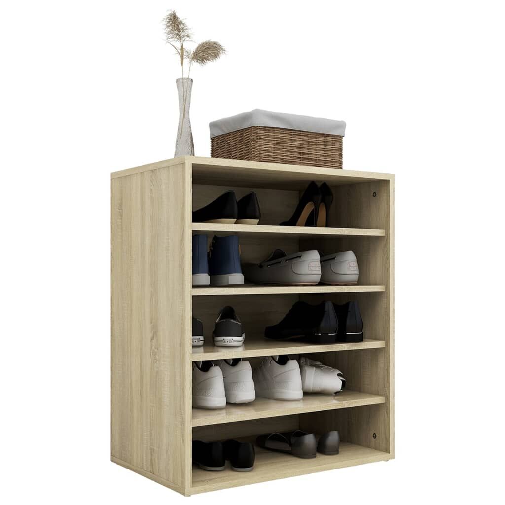 Shoe Cabinet Sonoma Oak 60x35x70 cm Engineered Wood Price