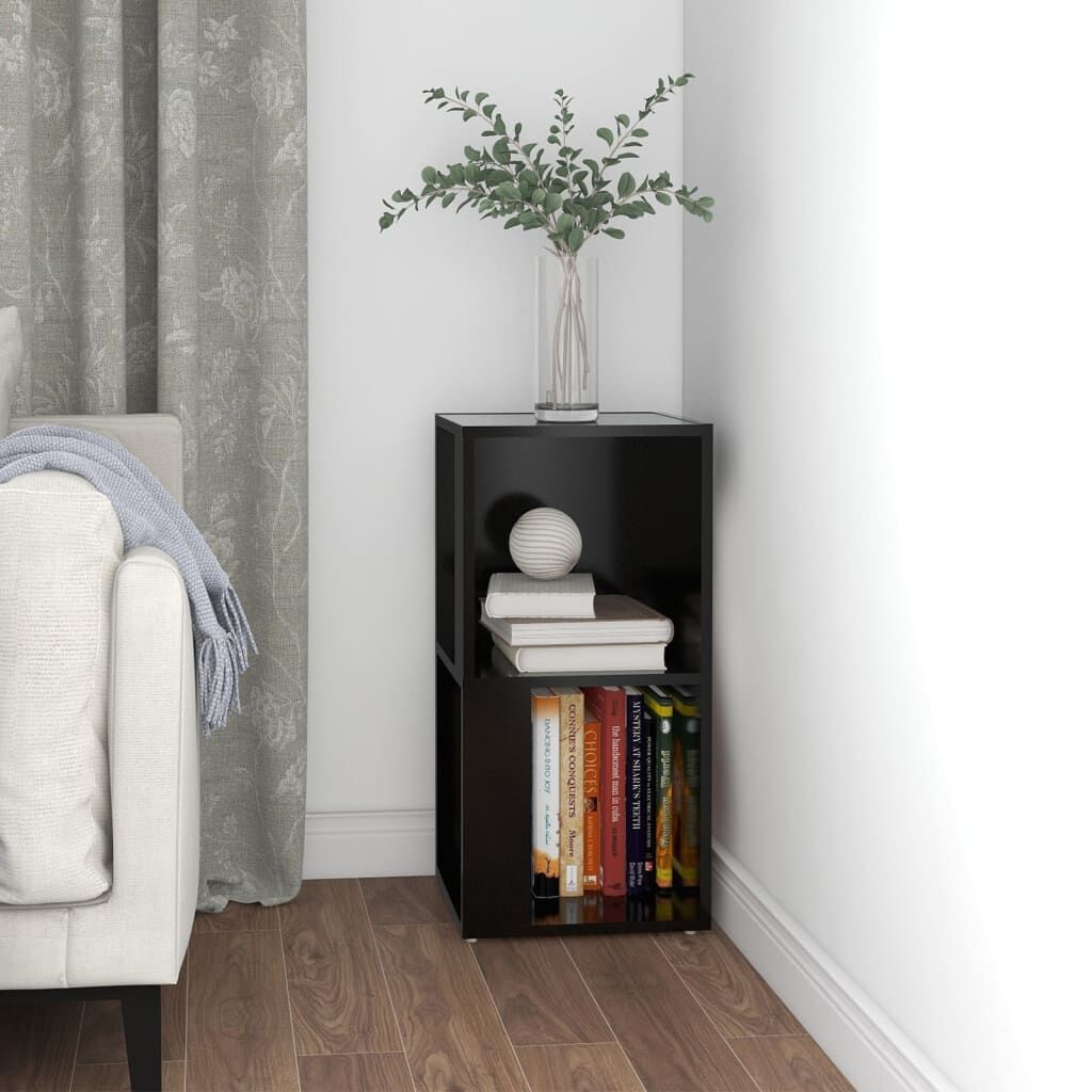 Corner Cabinet Black 33x33x67 cm Engineered Wood Price