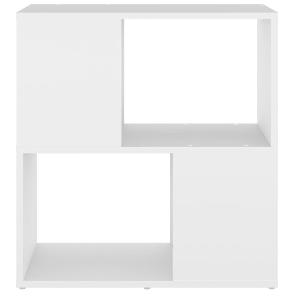 Book Cabinet White 60x24x63 cm Engineered Wood Price