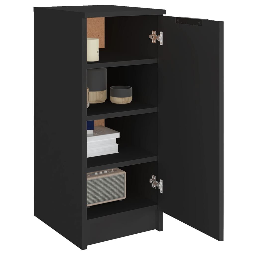 Shoe Cabinet Black 30x35x70 cm Engineered Wood Price