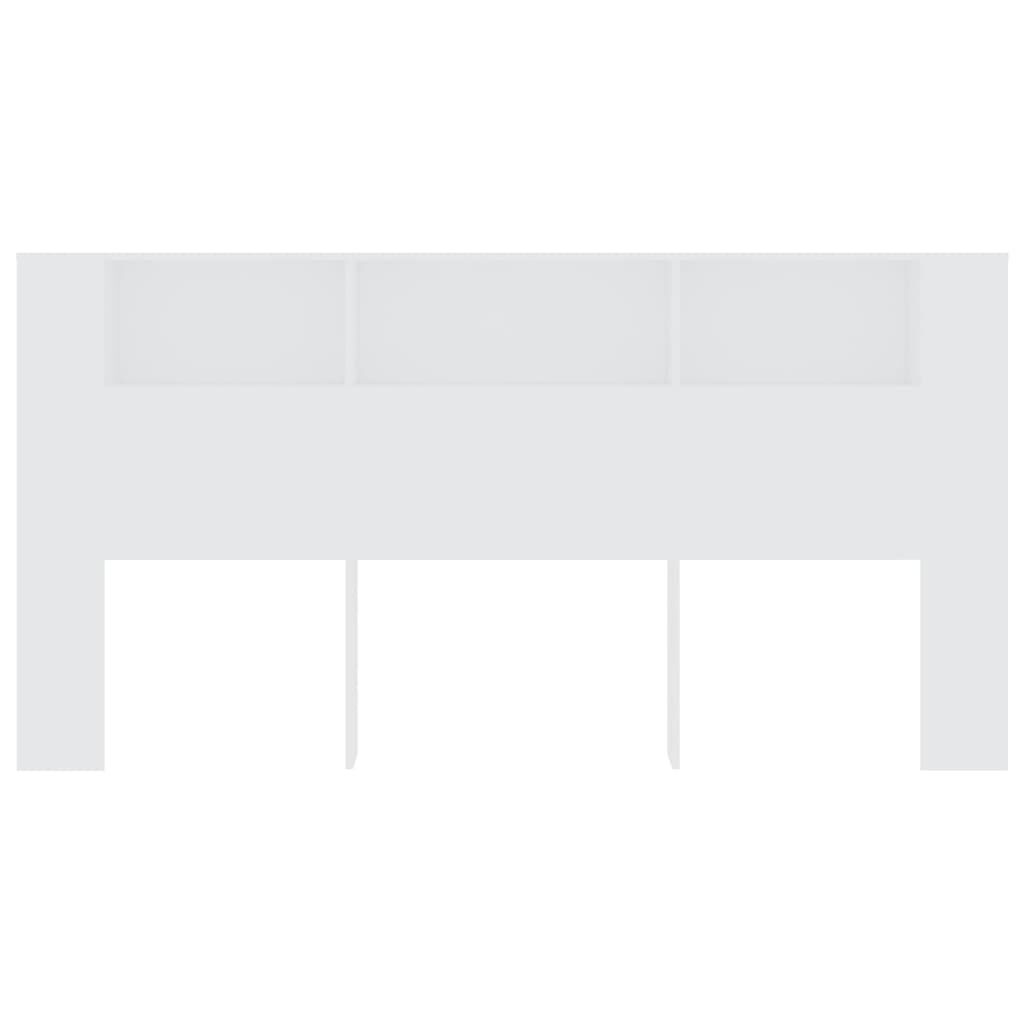 Headboard Cabinet White 200 cm Price