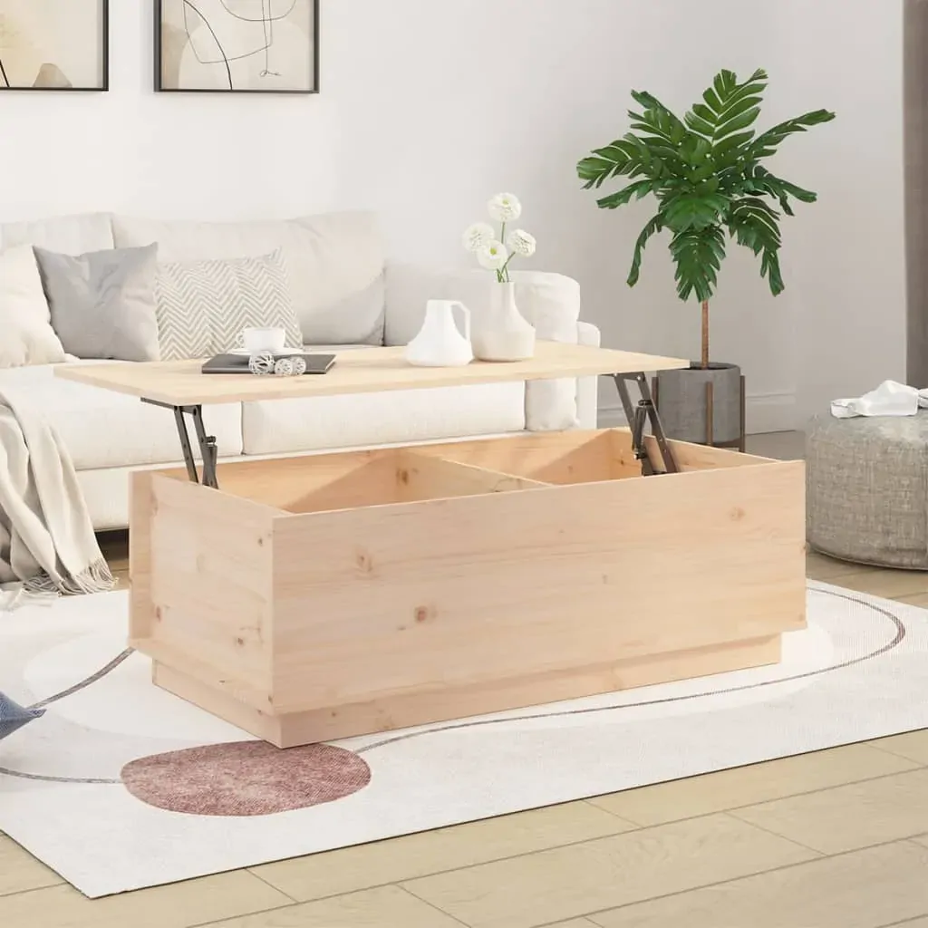 Coffee Table 100x50x35 cm Solid Wood Pine Price