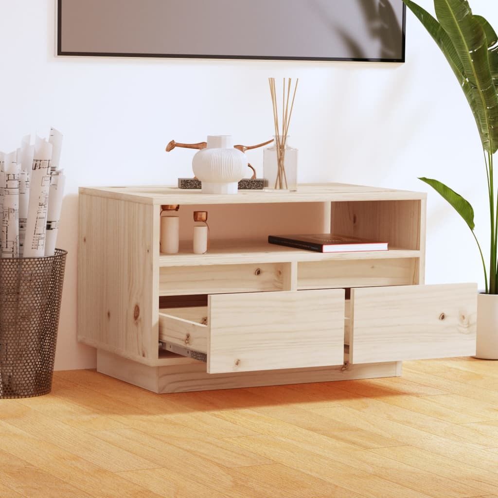 TV Cabinet 60x35x37 cm Solid Wood Pine Price