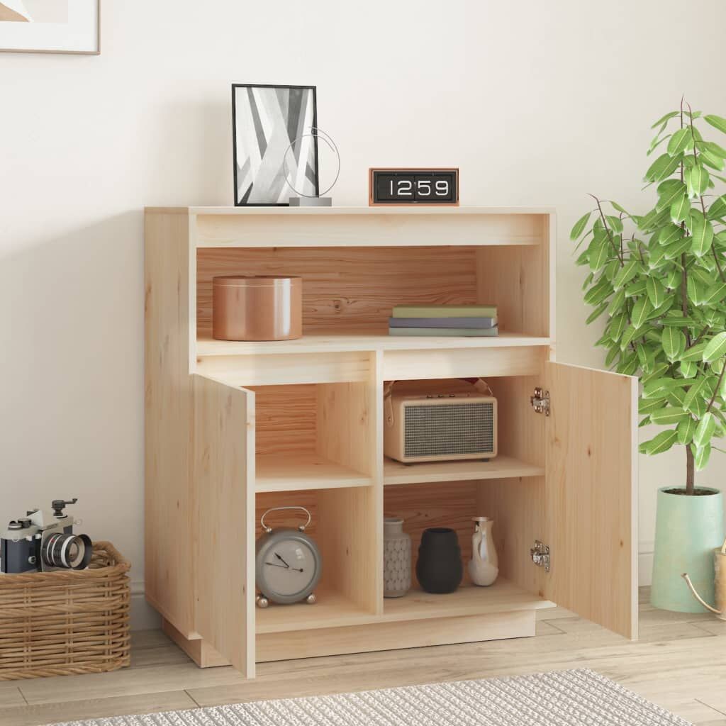 Sideboard 70x34x80 cm Solid Wood Pine Price