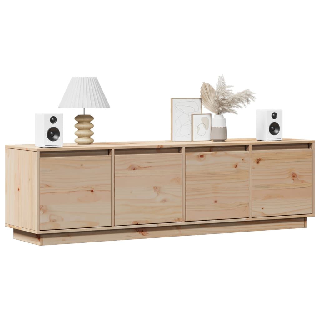 TV Cabinet 156x37x45 cm Solid Wood Pine Price