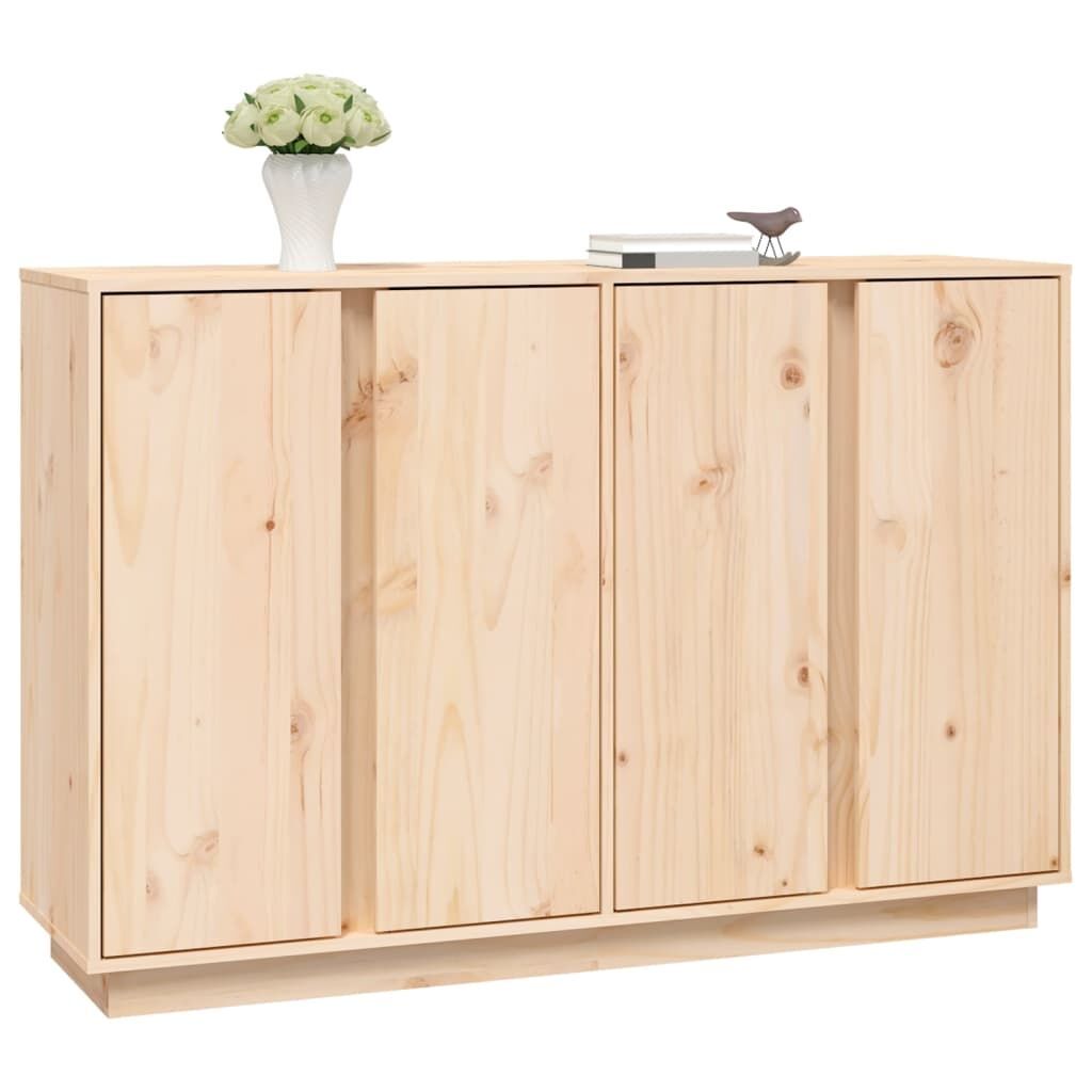 Sideboard 120x35x80 cm Solid Wood Pine Price