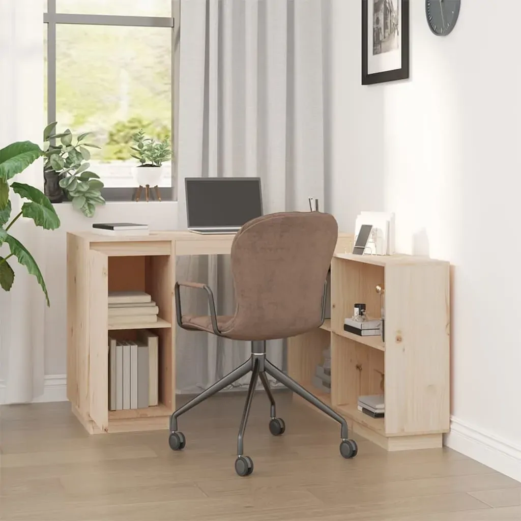 Desk 110x50x75 cm Solid Wood Pine Price