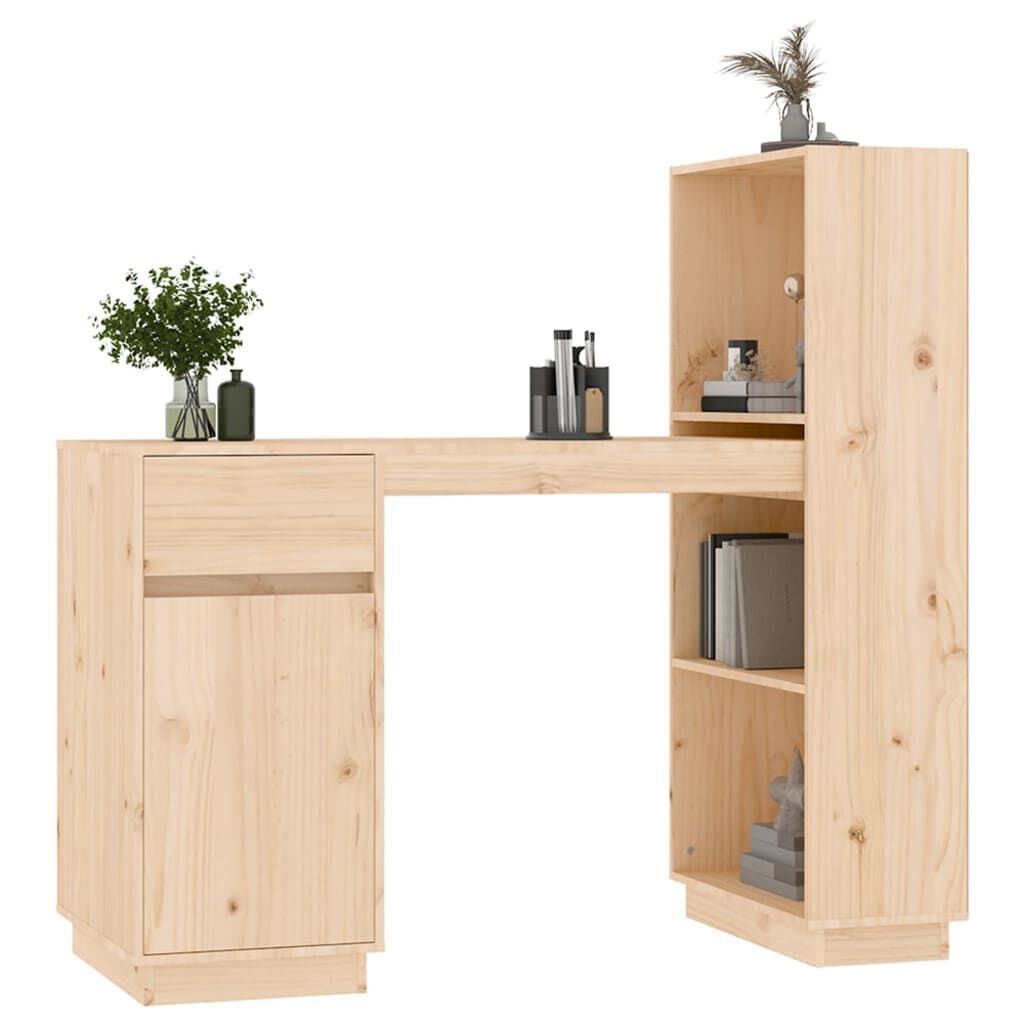 Desk 110x53x117 cm Solid Wood Pine Price