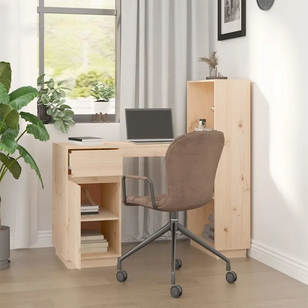 Desk 110x53x117 cm Solid Wood Pine Price