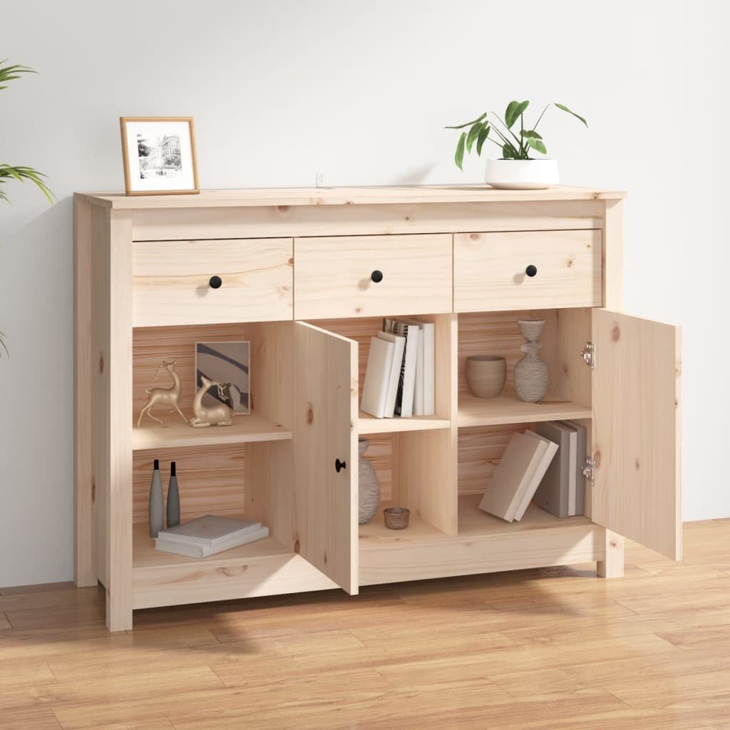 Sideboard 100x35x74 cm Solid Wood Pine Price