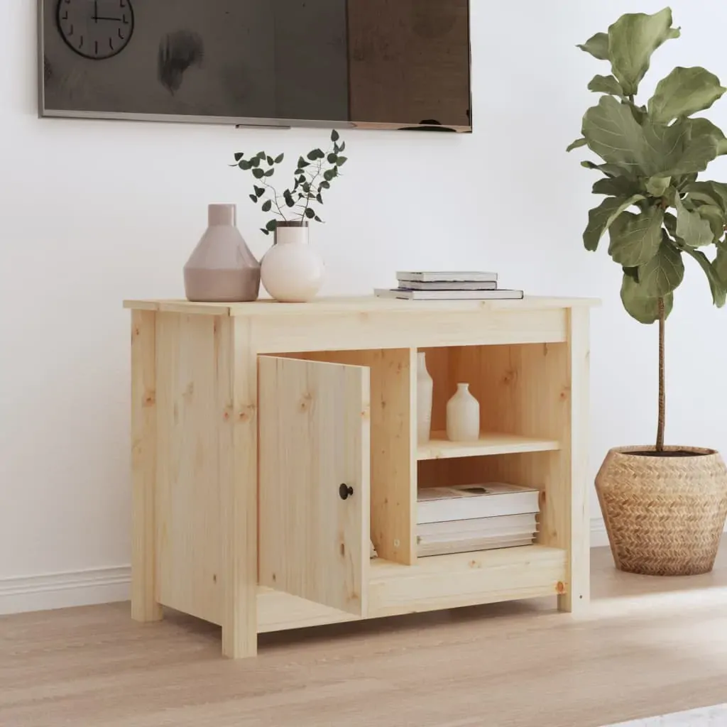 TV Cabinet 70x36.5x52 cm Solid Wood Pine Price
