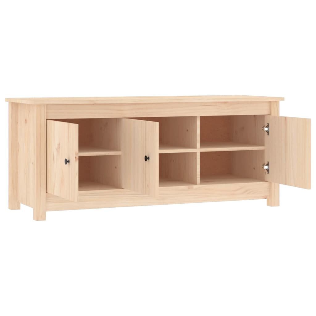 Shoe Cabinet 110x38x45.5 cm Solid Wood Pine Price
