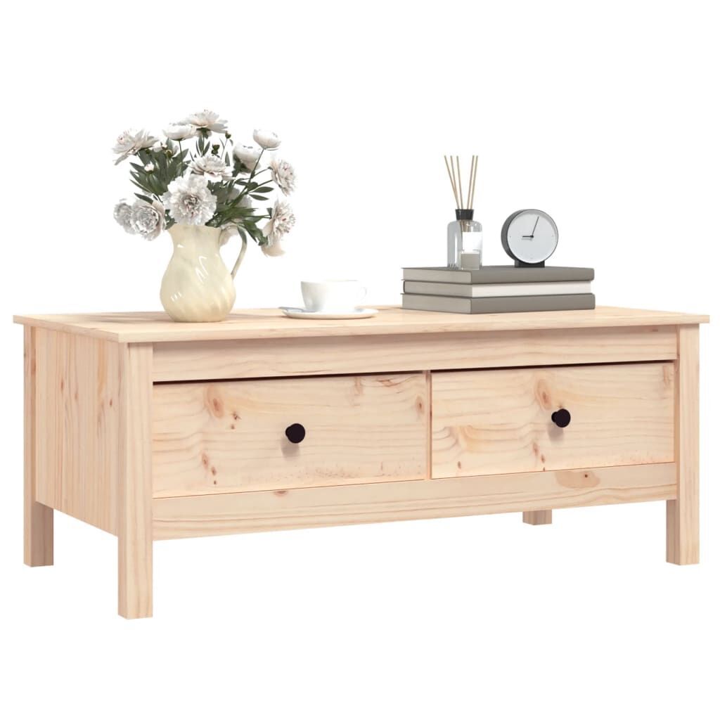 Coffee Table 100x50x40 cm Solid Wood Pine Price