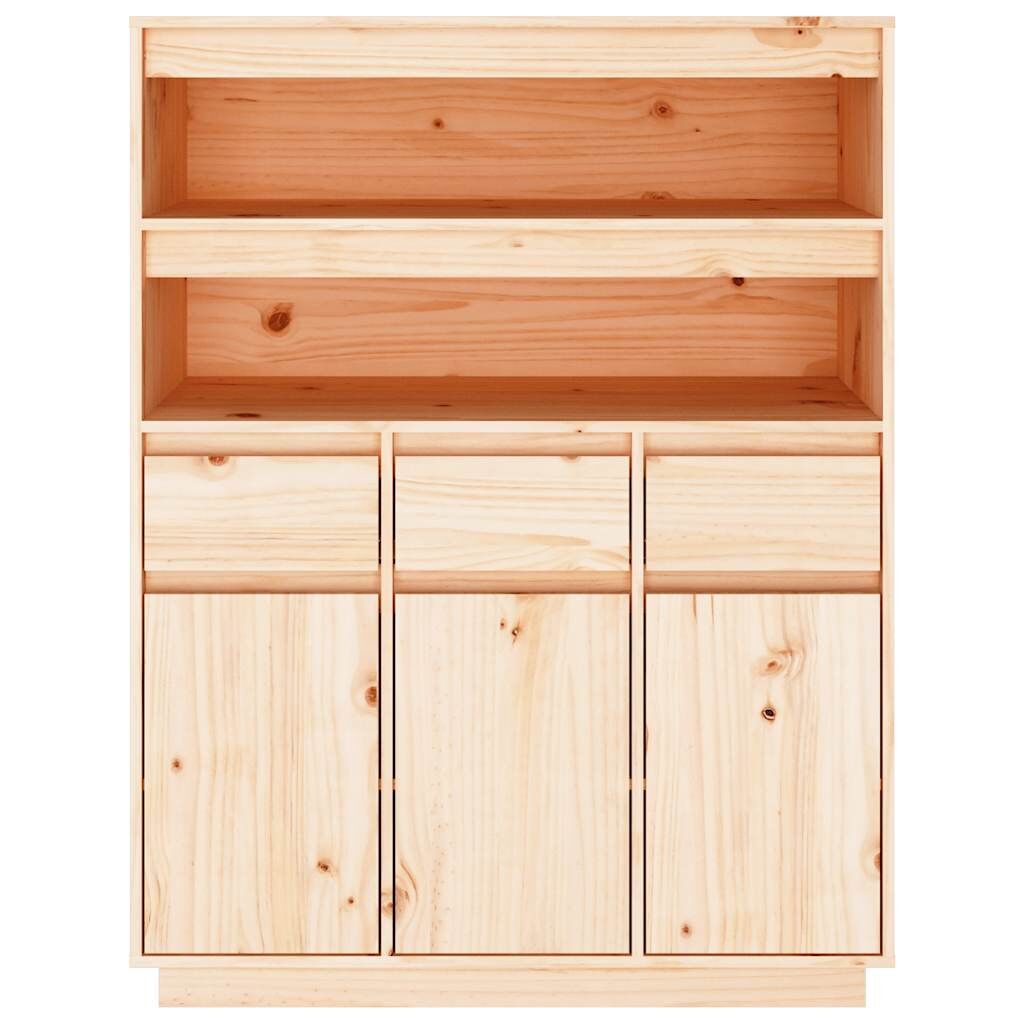 Highboard 89x40x116.5 cm Solid Wood Pine Price