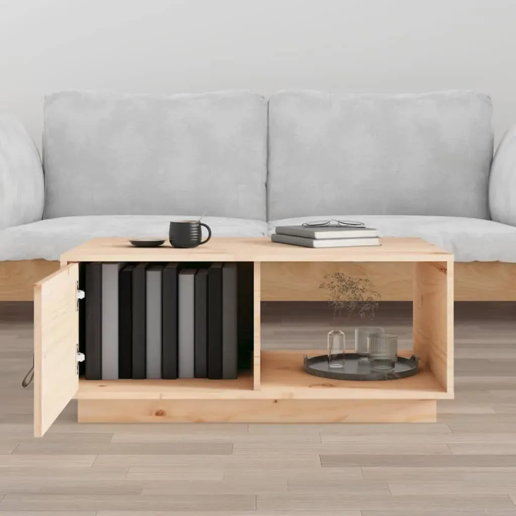 Coffee Table 80x50x35.5 cm Solid Wood Pine Price