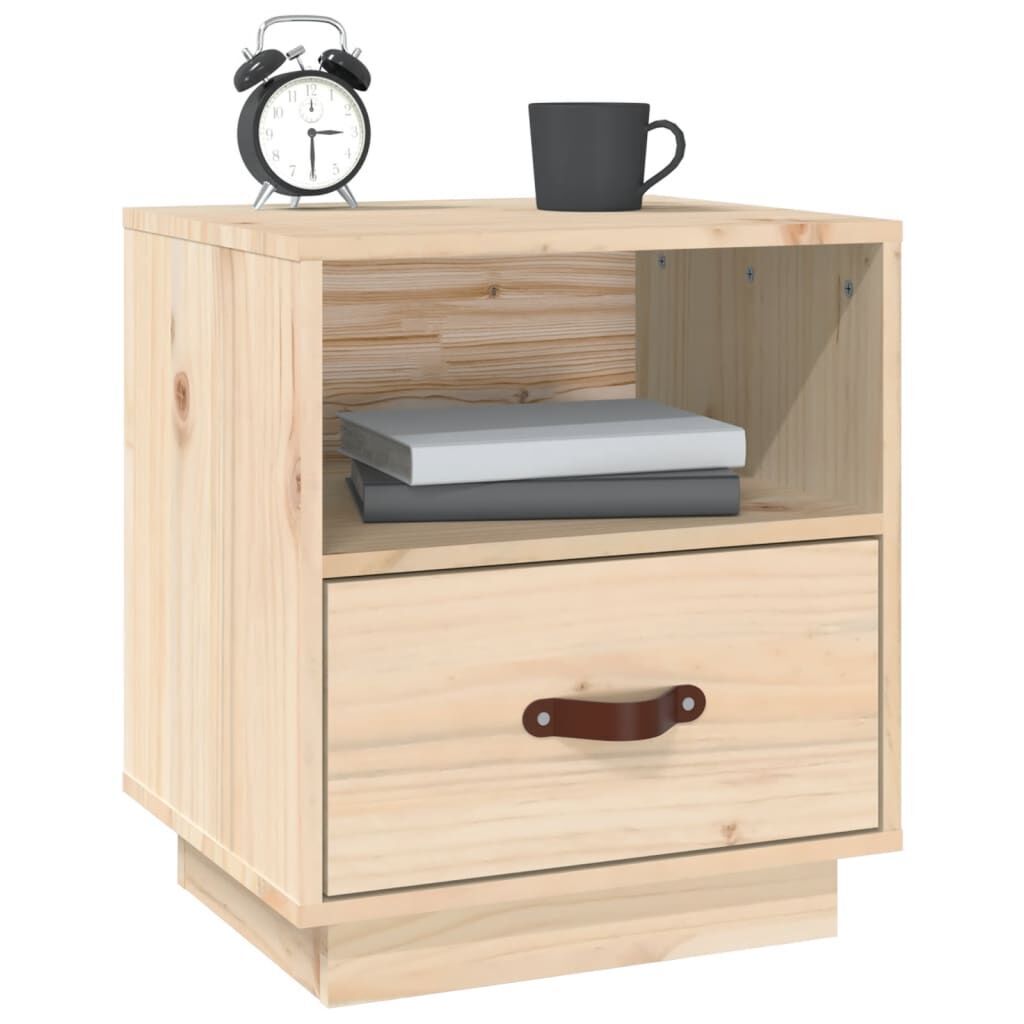 Bedside Cabinets 2 pcs 40x34x45 cm Solid Wood Pine Price