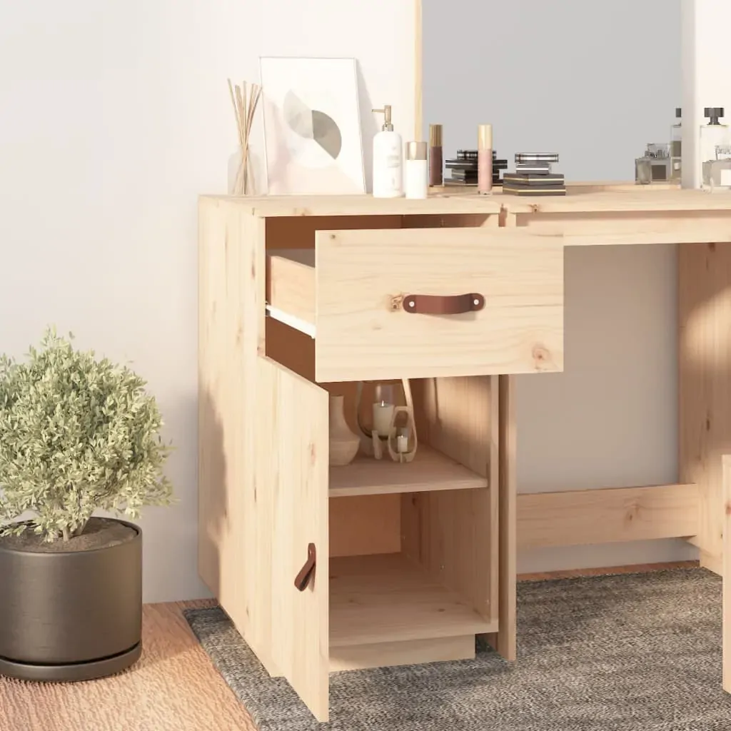 Desk Cabinet 40x50x75 cm Solid Wood Pine Price