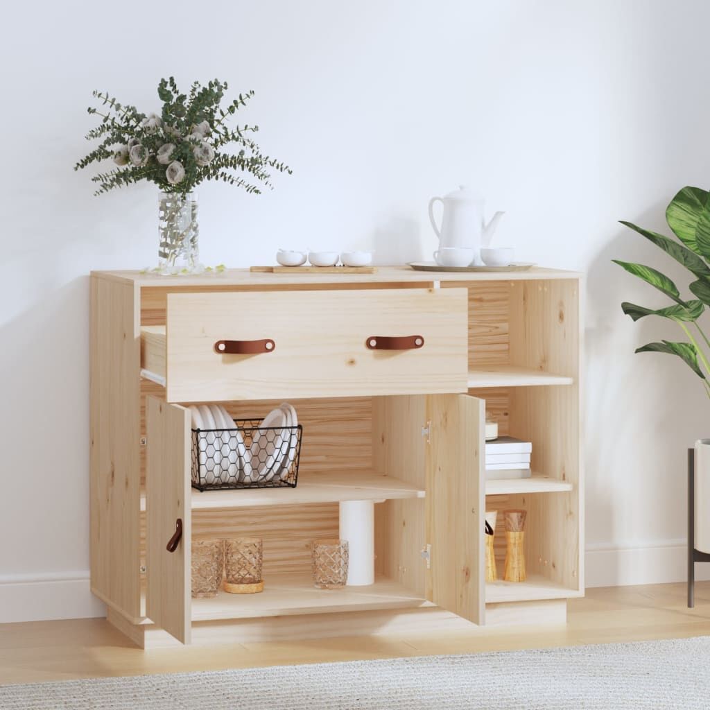 Sideboard 98.5x40x75 cm Solid Wood Pine Price