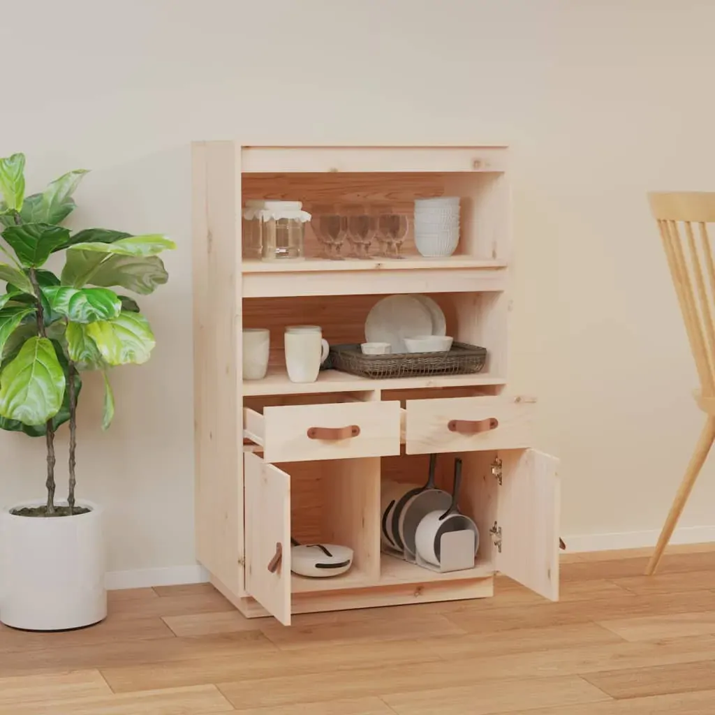 Highboard 67x40x108.5 cm Solid Wood Pine Price