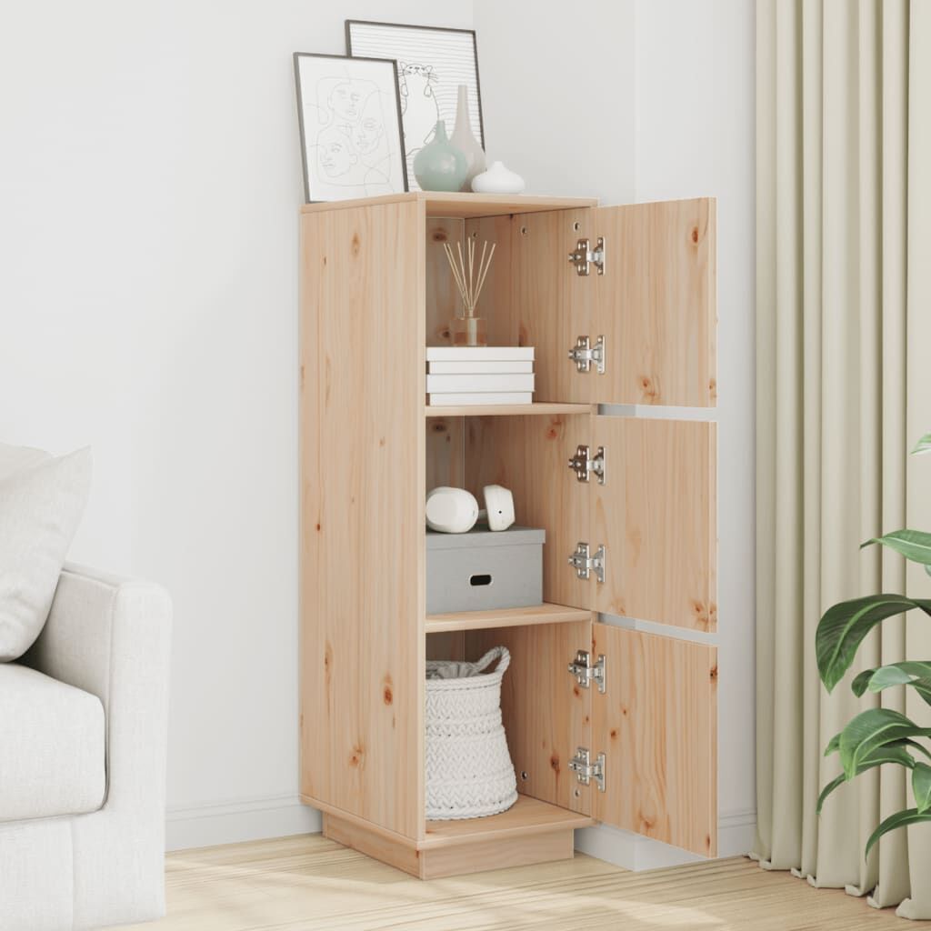 Highboard 34x40x108.5 cm Solid Wood Pine Price
